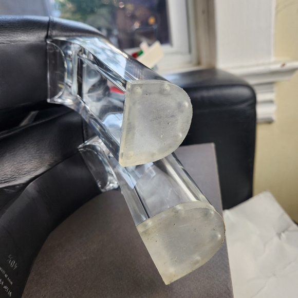 RICK OWENS GRILL KISS LEATHER BOOTS IN BLACK size 40.5 BNWB floor model - Picture 13 of 13